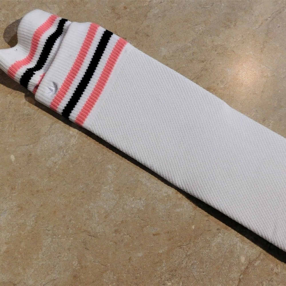 Adidas White Super Light Weight All Over Mesh Sock